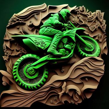 3D модель Kawasaki KX85 (STL)